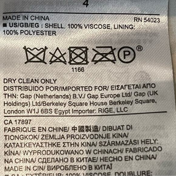 Banana Republic Black & Cream Ruffled Office To Date Night Dress NWOT Size 4 - Picture 10 of 12